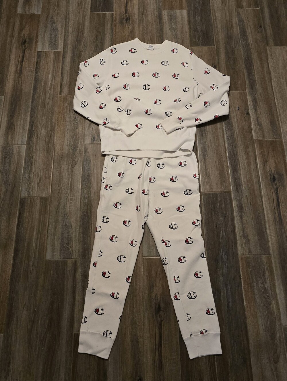 Champion Reverse Weave Matching Sweatshirt And Sweatpants Set